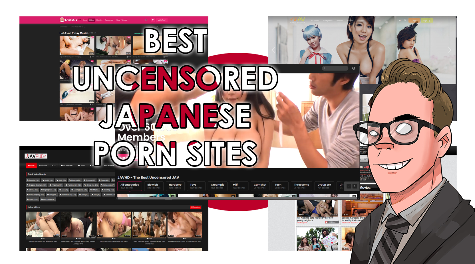 5 Best Japanese Uncensored Porn Sites - Free and Premium