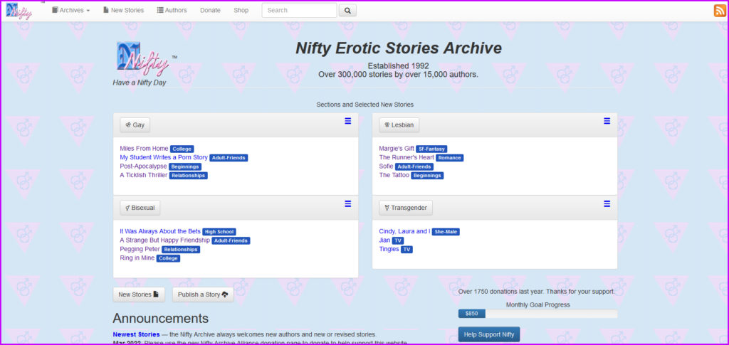 nifty sex story website