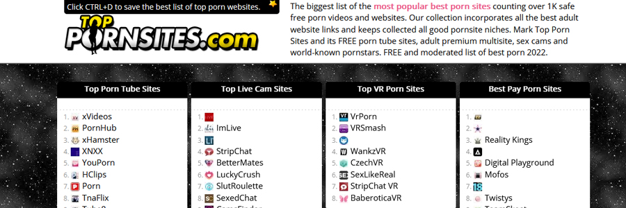 toppornsites best list of porn sites